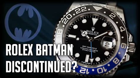 rolex batman gmt youtube|rolex batman discontinued.